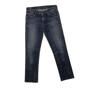 CITIZENS OF HUMANITY, Phoebe jeans 26, slim straight crop, denim, medium wash